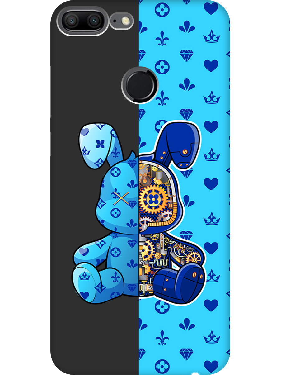 Силиконовый чехол на Honor 9 Lite с принтом "Голубой Кролик с механизмом" матовый черный, Черный;голубой;синий, 717568471
Силиконовый чехол на Honor 9 Lite с принтом "Голубой Кролик с механизмом" матовый черный, Черный;голубой;синий, 717568471