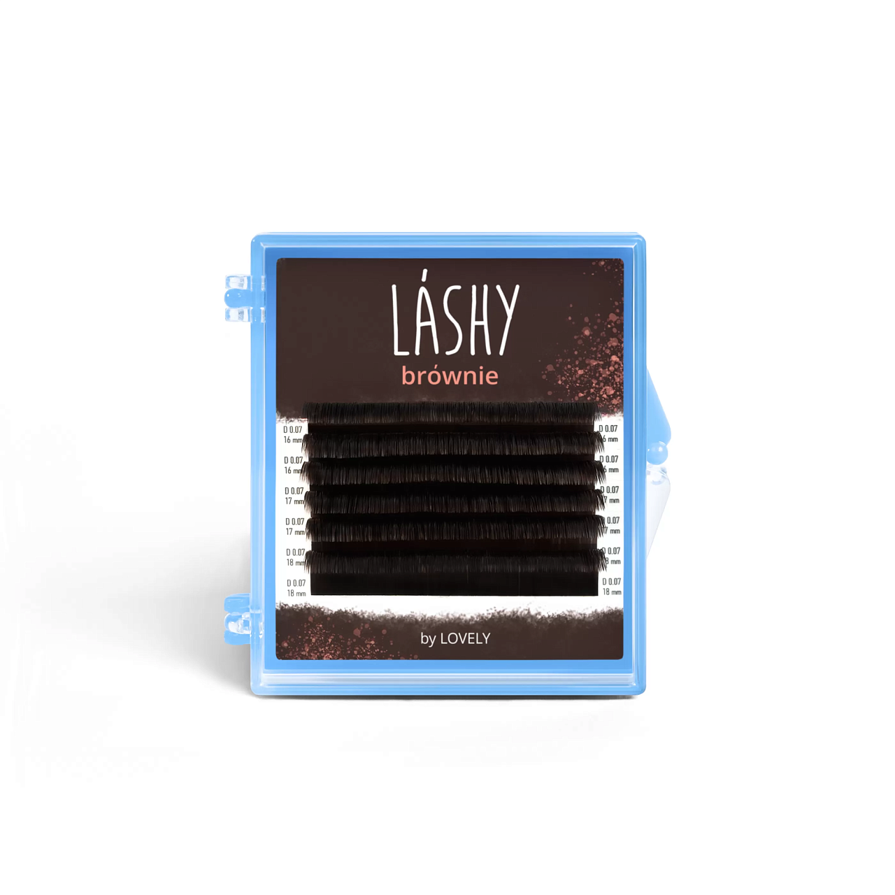 Ресницы темно-коричневые LASHY Brownie - 6 линий - MIX B 0.10 16-18 mm, Коричневый
Ресницы темно-коричневые LASHY Brownie - 6 линий - MIX B 0.10 16-18 mm, Коричневый