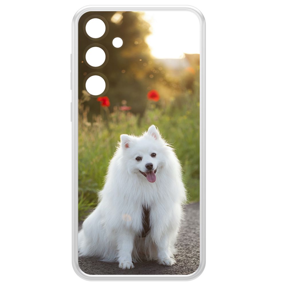 Чехол-накладка Krutoff Clear Case Белый шпиц для Samsung Galaxy A55 5G (A556), Прозрачный
Чехол-накладка Krutoff Clear Case Белый шпиц для Samsung Galaxy A55 5G (A556), Прозрачный