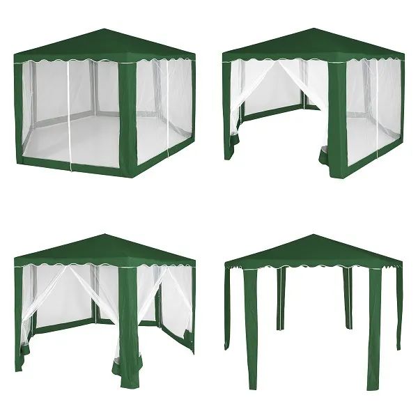Тент садовый для дачи, шатер универсальный, навес Green Glade 1003 с москитной сеткой, 2х2, Белый;зеленый
Тент садовый для дачи, шатер универсальный, навес Green Glade 1003 с москитной сеткой, 2х2, Белый;зеленый