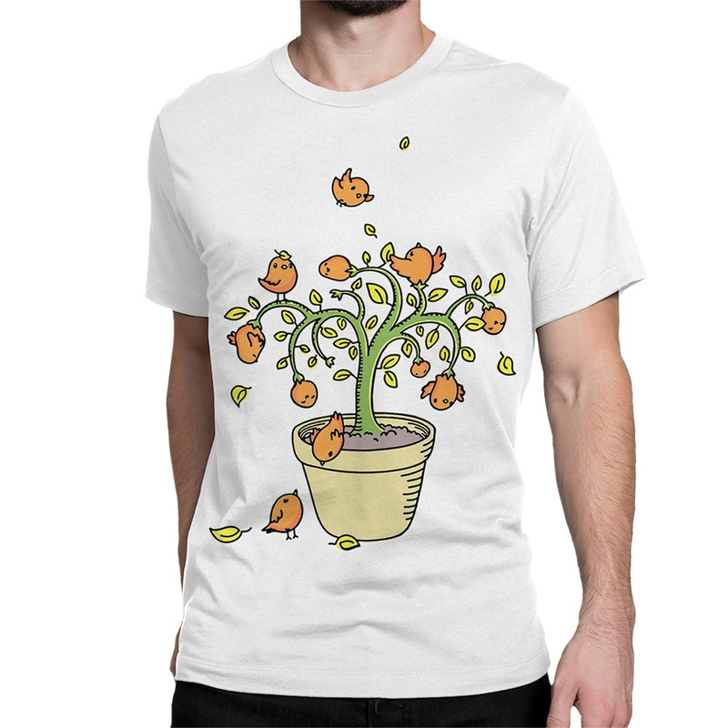 Футболка мужская Dream Shirts Растение с птичками белая XL, Белый, Растение с птичками
Футболка мужская Dream Shirts Растение с птичками белая XL, Белый, Растение с птичками