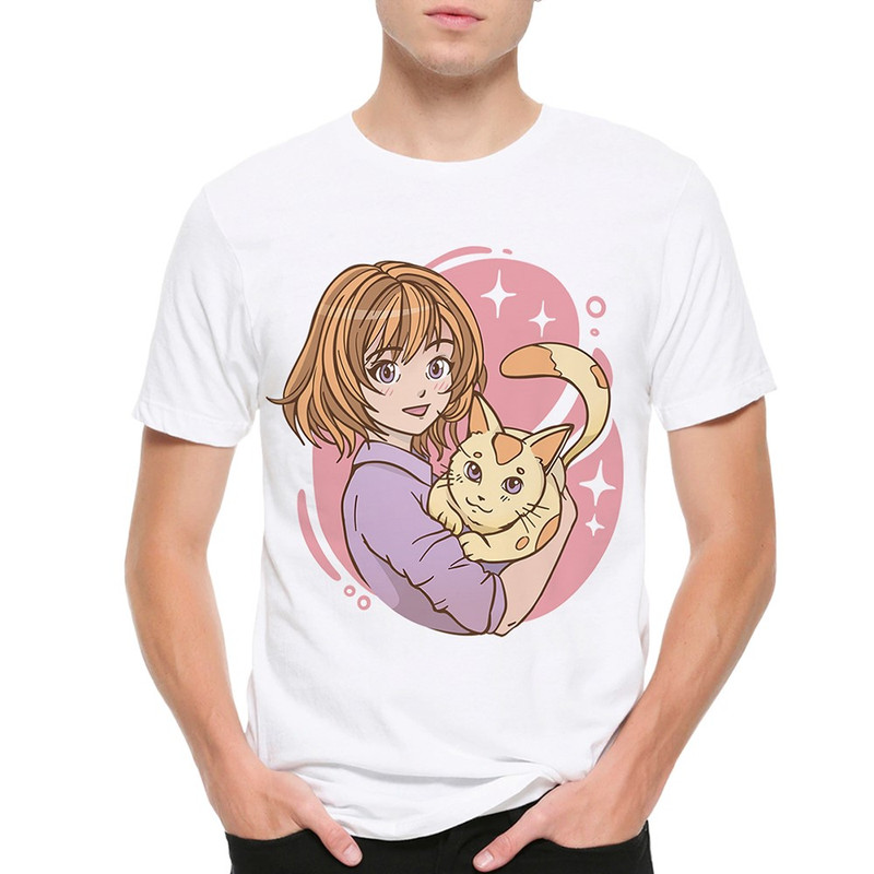 Футболка мужская Dream Shirts Аниме Девушка с котом белая XL, Белый, Аниме Девушка с котом
Футболка мужская Dream Shirts Аниме Девушка с котом белая XL, Белый, Аниме Девушка с котом