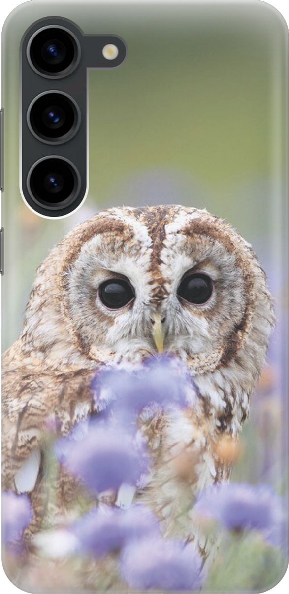 Силиконовый чехол на Samsung Galaxy S23 с принтом "Сова и васильки", Белый;голубой, 158293
Силиконовый чехол на Samsung Galaxy S23 с принтом "Сова и васильки", Белый;голубой, 158293