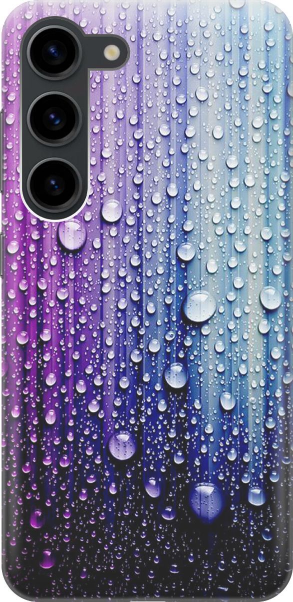 Силиконовый чехол на Samsung Galaxy S23 с принтом "Капли на голубом", Голубой;фиолетовый, 158286
Силиконовый чехол на Samsung Galaxy S23 с принтом "Капли на голубом", Голубой;фиолетовый, 158286