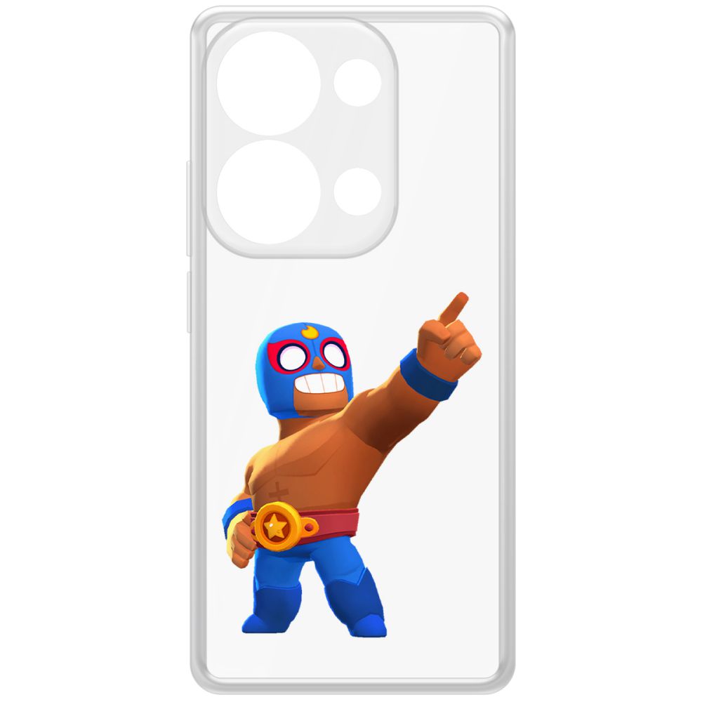 Чехол-накладка Krutoff Clear Case Brawl Stars-Эль Примо для Xiaomi Redmi Note 13 Pro 4G, Прозрачный
Чехол-накладка Krutoff Clear Case Brawl Stars-Эль Примо для Xiaomi Redmi Note 13 Pro 4G, Прозрачный