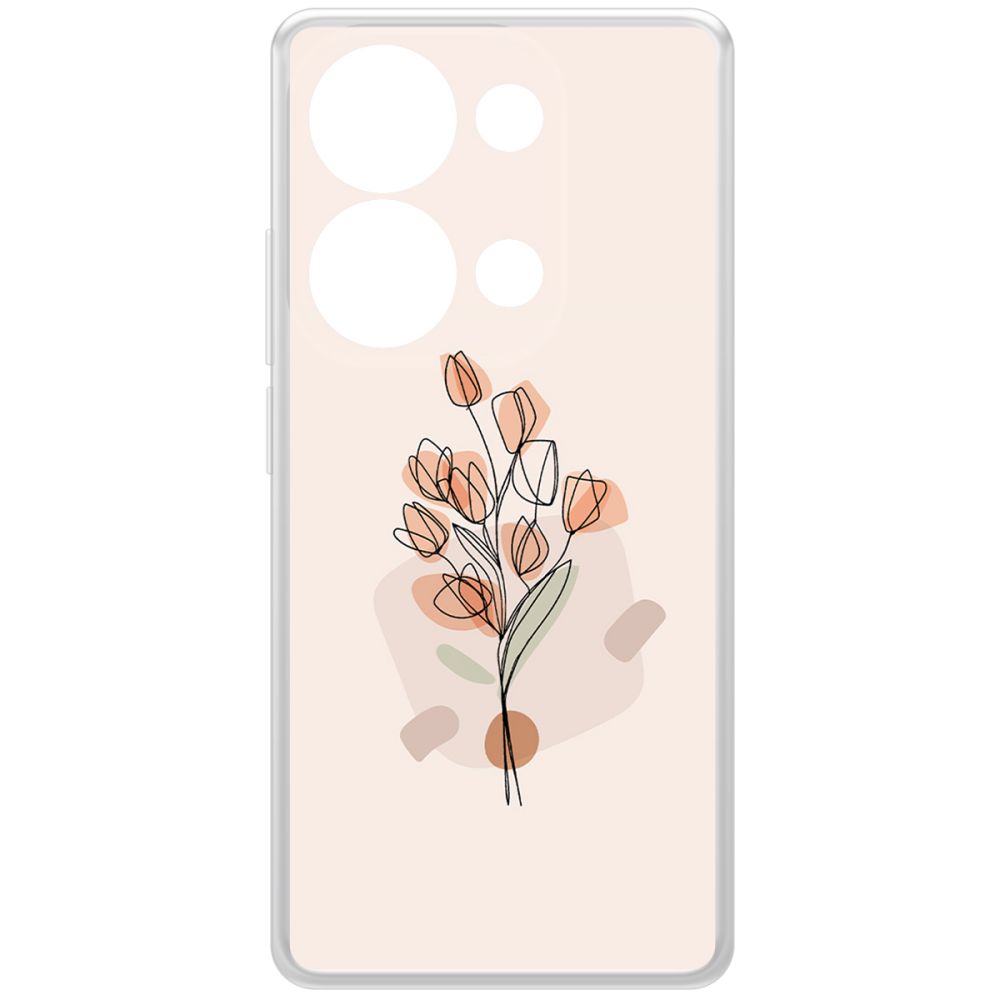 Чехол-накладка Krutoff Clear Case Букет тюльпанов для Xiaomi Redmi Note 13 Pro 4G, Прозрачный
Чехол-накладка Krutoff Clear Case Букет тюльпанов для Xiaomi Redmi Note 13 Pro 4G, Прозрачный