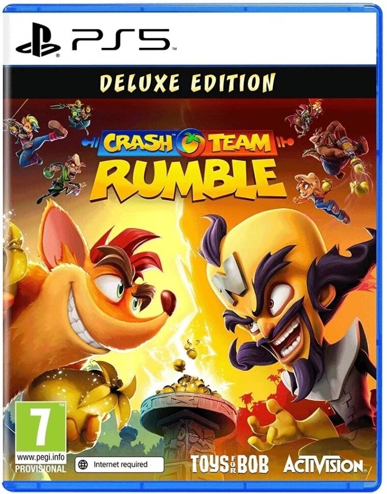 Игра Crash Team Rumble Deluxe Edition (PlayStation 5, полностью на английском языке), Crash Team Rumble Deluxe Edition
Игра Crash Team Rumble Deluxe Edition (PlayStation 5, полностью на английском языке), Crash Team Rumble Deluxe Edition