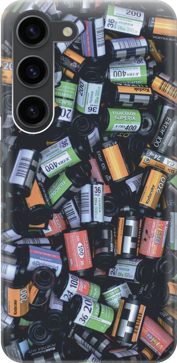 Силиконовый чехол на Samsung Galaxy S23 с принтом "Фотопленка", Фиолетовый;черный, 158298
Силиконовый чехол на Samsung Galaxy S23 с принтом "Фотопленка", Фиолетовый;черный, 158298
