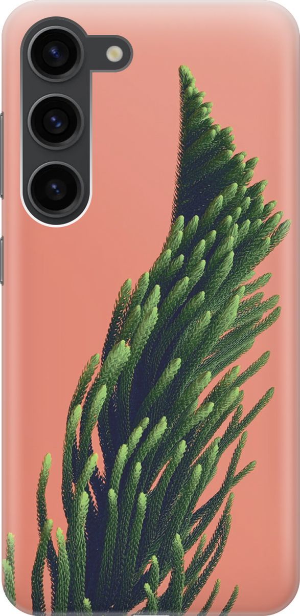 Силиконовый чехол на Samsung Galaxy S23 с принтом "Хвоя на розовом", Зеленый;розовый, 158300
Силиконовый чехол на Samsung Galaxy S23 с принтом "Хвоя на розовом", Зеленый;розовый, 158300
