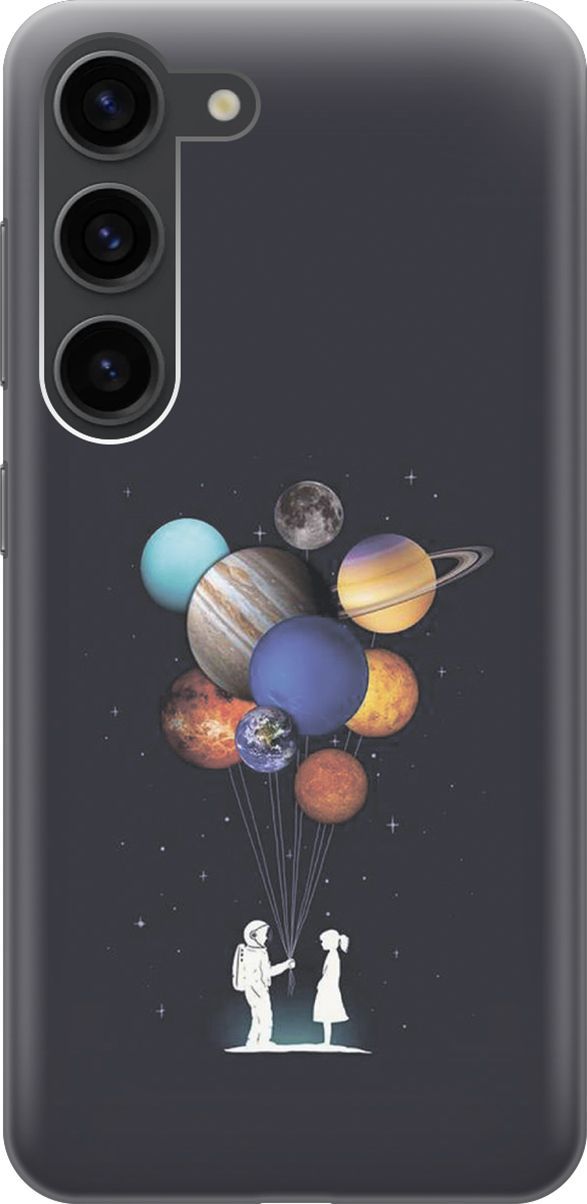 Силиконовый чехол на Samsung Galaxy S23 с принтом "Космический подарок", Белый;голубой, 158289
Силиконовый чехол на Samsung Galaxy S23 с принтом "Космический подарок", Белый;голубой, 158289