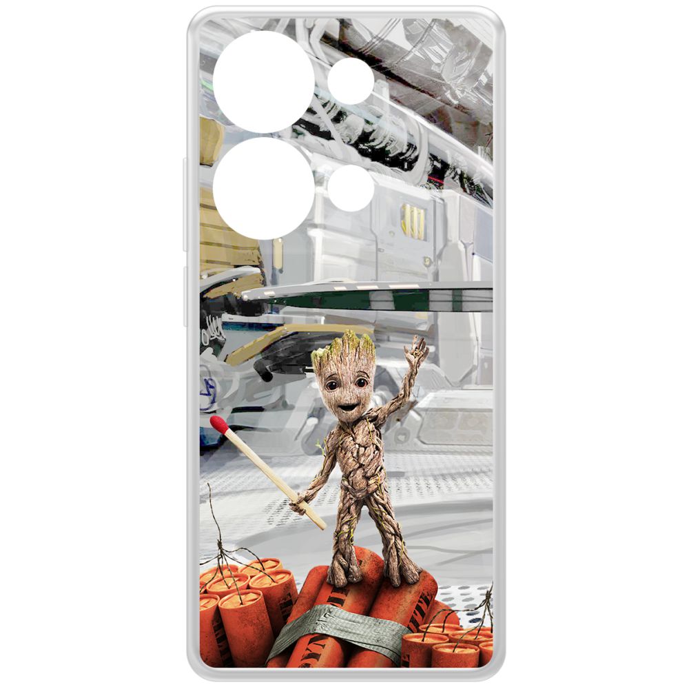 Чехол-накладка Clear Case Стражи Галактики. Малыш Грут для Xiaomi Redmi Note 13 Pro 4G, Прозрачный
Чехол-накладка Clear Case Стражи Галактики. Малыш Грут для Xiaomi Redmi Note 13 Pro 4G, Прозрачный