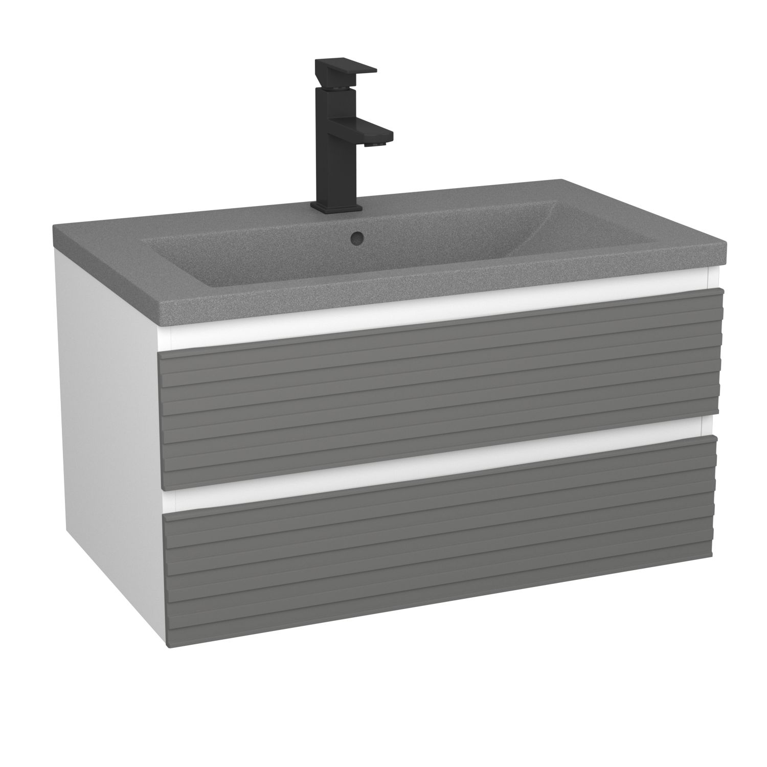 Тумба Bau Stil Loft grey brushed, раковина BAU Stil 75, смеситель Hotel Black, черный, Серый, MRY0024
Тумба Bau Stil Loft grey brushed, раковина BAU Stil 75, смеситель Hotel Black, черный, Серый, MRY0024