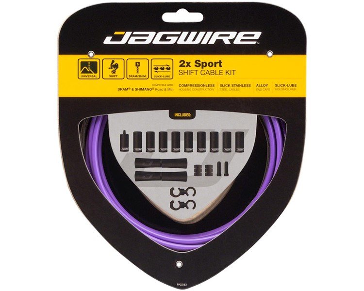 Набор рубашек и тросиков переключения Jagwire Sport Shift Kit 2X Purple (UCK318), Фиолетовый, Sport
Набор рубашек и тросиков переключения Jagwire Sport Shift Kit 2X Purple (UCK318), Фиолетовый, Sport