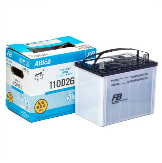 Аккумулятор FURUKAWA BATTERY FB Altica HIGH-GRADE арт. 110D26L, Ёмкость 80 Ah, 110D26L
Аккумулятор FURUKAWA BATTERY FB Altica HIGH-GRADE арт. 110D26L, Ёмкость 80 Ah, 110D26L
