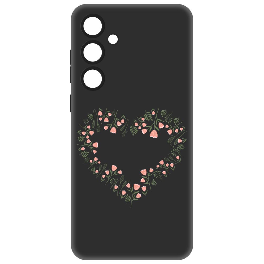 Чехол-накладка Krutoff Soft Case Цветочное сердце для Samsung Galaxy A55 5G (A556) черный
Чехол-накладка Krutoff Soft Case Цветочное сердце для Samsung Galaxy A55 5G (A556) черный