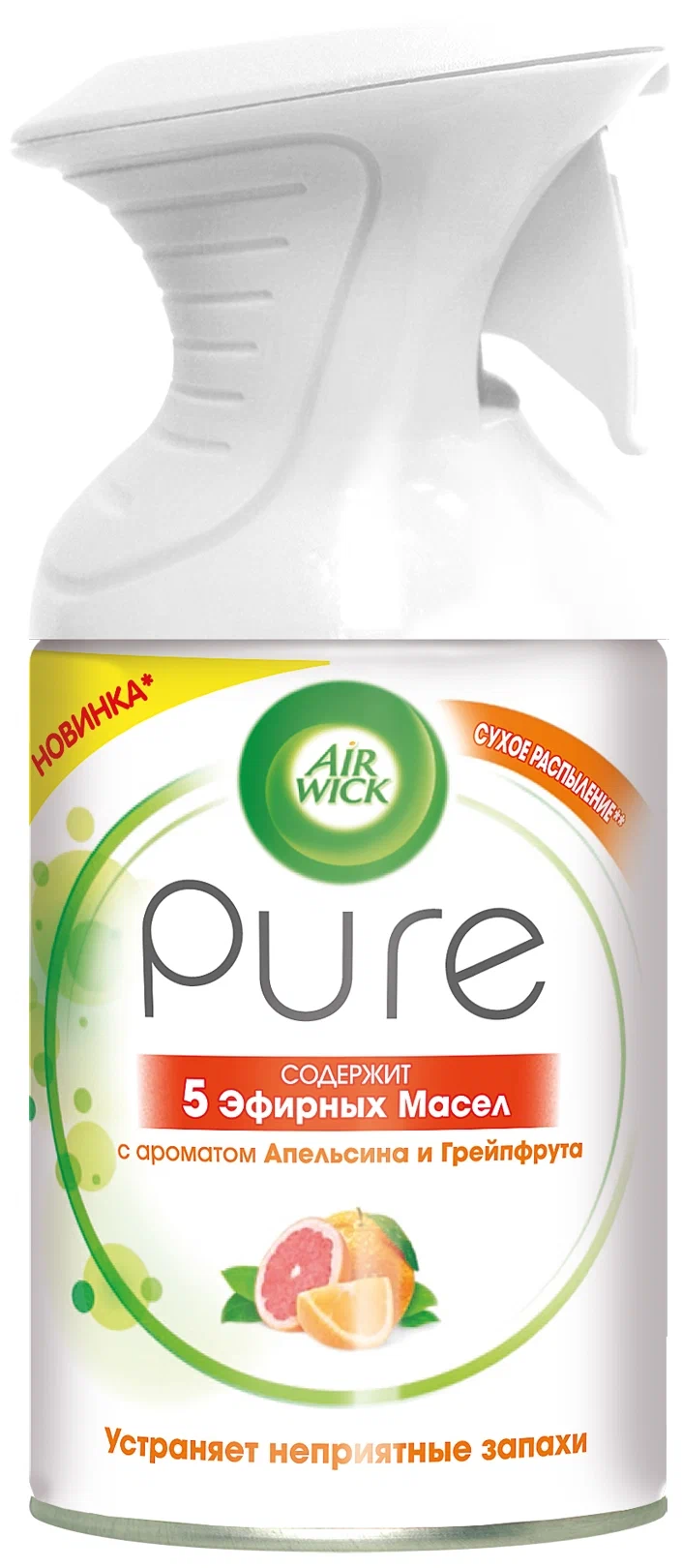 Освежитель воздуха Air Wick Pure Сочный апельсин и грейпфрут, 250 мл, Air Wick Pure 30386
Освежитель воздуха Air Wick Pure Сочный апельсин и грейпфрут, 250 мл, Air Wick Pure 30386