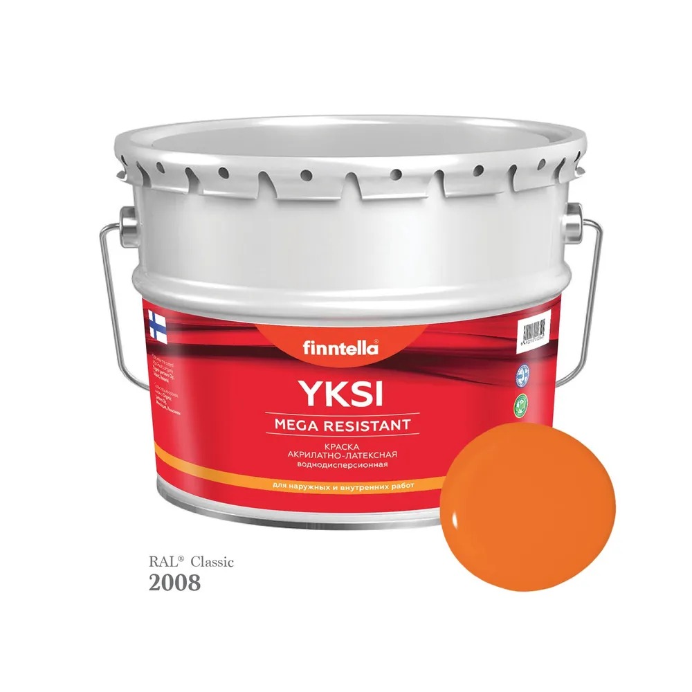 Краска-консилер с эффектом бархата YKSI, ультраматовая, цвет RAL2008 , 0,9л, Оранжевый, YKSI RAL
Краска-консилер с эффектом бархата YKSI, ультраматовая, цвет RAL2008 , 0,9л, Оранжевый, YKSI RAL