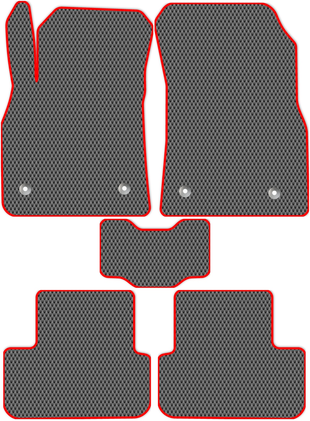 Коврики ЭВА в салон для Daewoo Lacetti 2 (J300) 2008 - 2011, 5 шт. серый, красный кант, 1911-S5YLT-H
Коврики ЭВА в салон для Daewoo Lacetti 2 (J300) 2008 - 2011, 5 шт. серый, красный кант, 1911-S5YLT-H