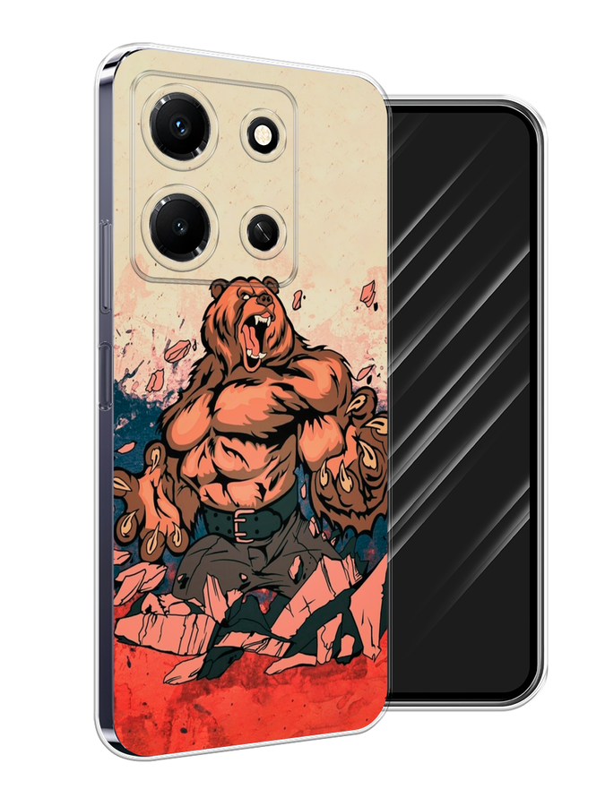 Чехол Awog на Infinix Note 30i "Медведь с флагом РФ", Коричневый;синий;красный, 3104350-2
Чехол Awog на Infinix Note 30i "Медведь с флагом РФ", Коричневый;синий;красный, 3104350-2