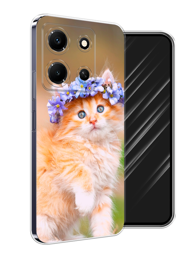 Чехол Awog на Infinix Note 30i "Рыжий кот в венке", Коричневый;синий, 3104350-1
Чехол Awog на Infinix Note 30i "Рыжий кот в венке", Коричневый;синий, 3104350-1