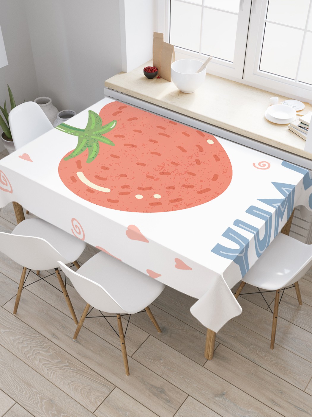 Скатерть прямоугольная JoyArty "Вкусная клубника" из сатена, 180x145 см, Черный, Вкусная клубника
Скатерть прямоугольная JoyArty "Вкусная клубника" из сатена, 180x145 см, Черный, Вкусная клубника