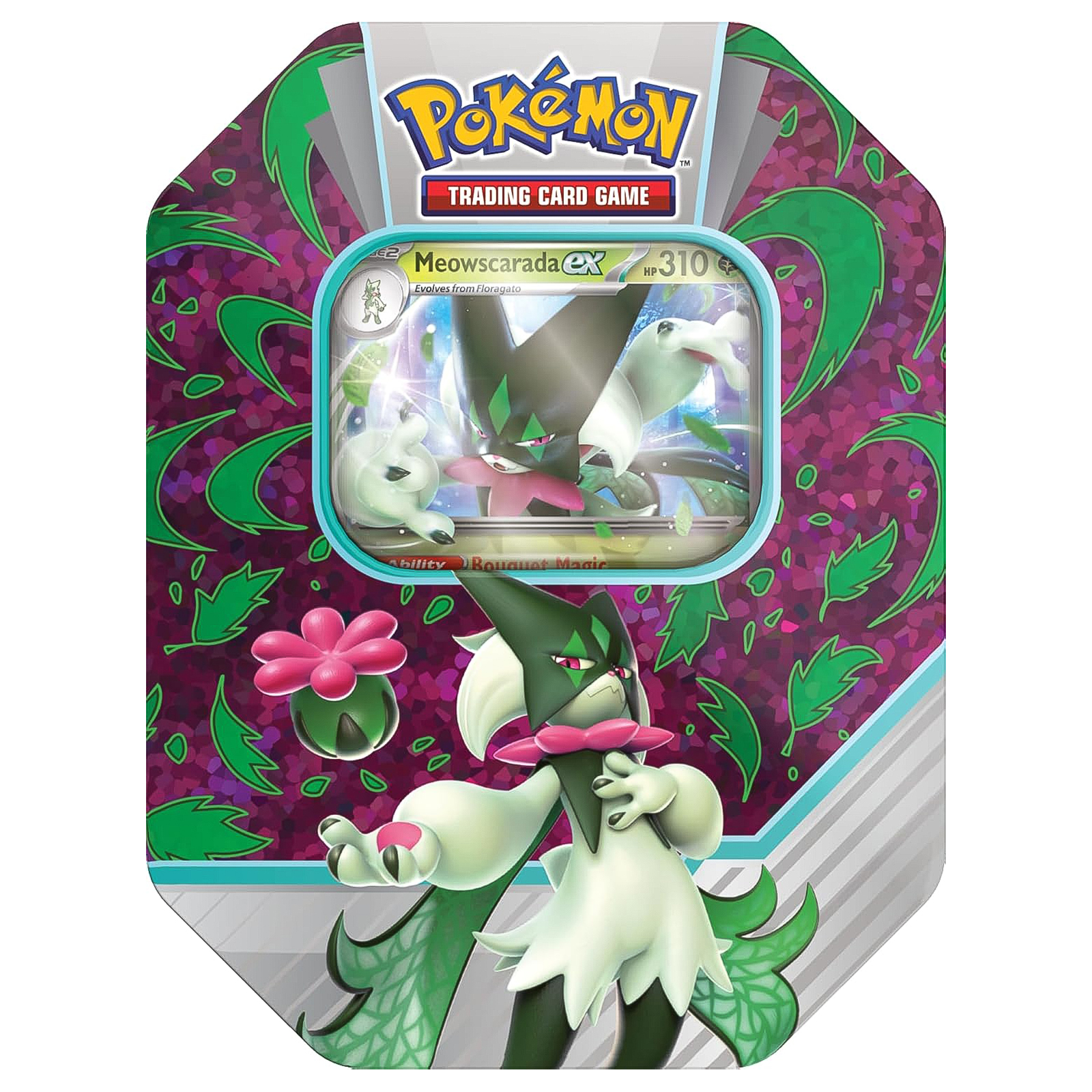 Настольная игра Nintendo Pokemon TCG: Paldea Partners Tin Meowscarada ex Scarlet & Violet, TCG
Настольная игра Nintendo Pokemon TCG: Paldea Partners Tin Meowscarada ex Scarlet & Violet, TCG