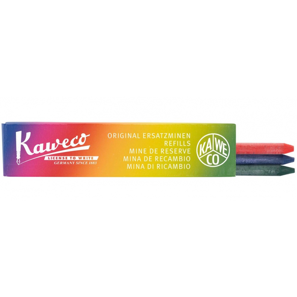 Kaweco 10000326 Грифели (3 шт.) для цанговых карандашей kaweco 5b 5,6 мм mix, Разноцветный
Kaweco 10000326 Грифели (3 шт.) для цанговых карандашей kaweco 5b 5,6 мм mix, Разноцветный