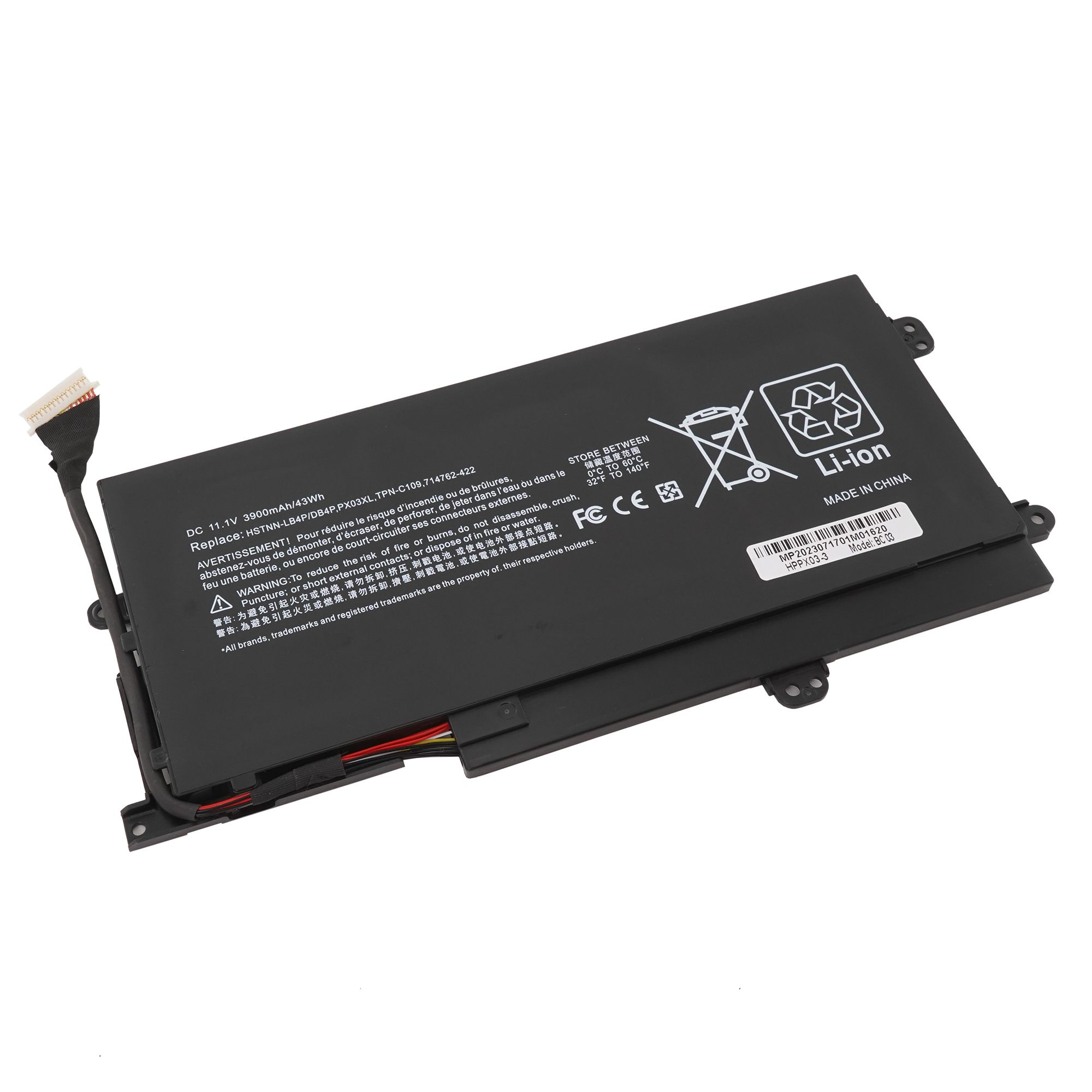 Аккумулятор Azerty PX03XL для HP Envy M6-K / 14 Ultrabook / Sleekbook 14 3900mAh, PX03XL
Аккумулятор Azerty PX03XL для HP Envy M6-K / 14 Ultrabook / Sleekbook 14 3900mAh, PX03XL