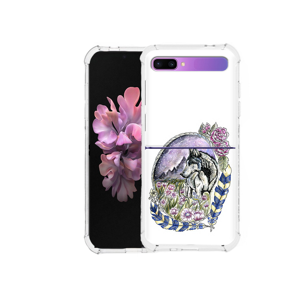 Чехол MyPads Tocco для Samsung Galaxy Z Flip нарисованный волк в цветах с перьями, Прозрачный, Tocco
Чехол MyPads Tocco для Samsung Galaxy Z Flip нарисованный волк в цветах с перьями, Прозрачный, Tocco