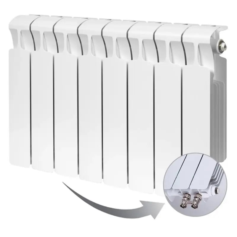 Радиатор биметаллический секционный Rifar Monolit Ventil 350х8 секций(подкл. нижнее слева) 
Радиатор биметаллический секционный Rifar Monolit Ventil 350х8 секций(подкл. нижнее слева)