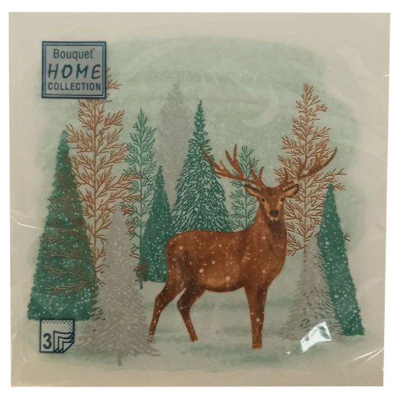 Салфетки бумажные Bouquet Home Collection Classic Лесной олень 3 слоя 33 х 33 см 20 шт, Разноцветный
Салфетки бумажные Bouquet Home Collection Classic Лесной олень 3 слоя 33 х 33 см 20 шт, Разноцветный