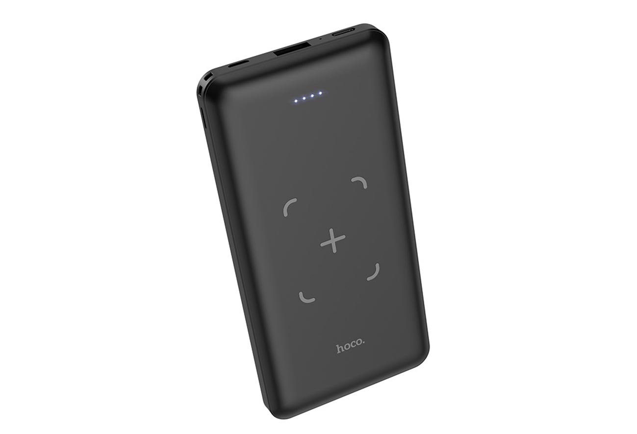 Внешний аккумулятор Powerbank HOCO J50 Surf с беспроводной зарядкой, 2A, 10000 mAh, черный
Внешний аккумулятор Powerbank HOCO J50 Surf с беспроводной зарядкой, 2A, 10000 mAh, черный