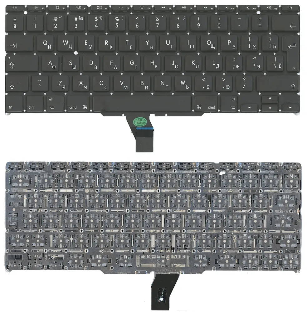 Клавиатура для Apple A1370 Series, 2011+, большой ENTER, С подсветкой, Русская, Чёрная
Клавиатура для Apple A1370 Series, 2011+, большой ENTER, С подсветкой, Русская, Чёрная