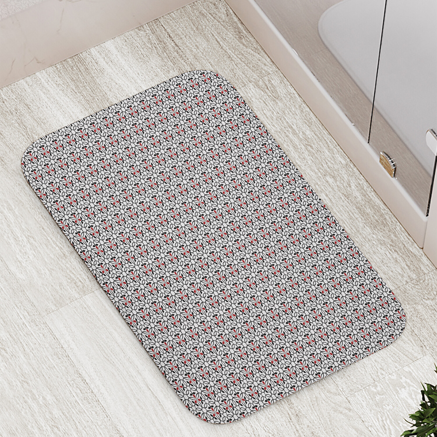 Коврик противоскользящий JoyArty "Элементный орнамент" для ванной сауны бассейна,77х52см, Элементный орнамент 
Коврик противоскользящий JoyArty "Элементный орнамент" для ванной сауны бассейна,77х52см, Элементный орнамент