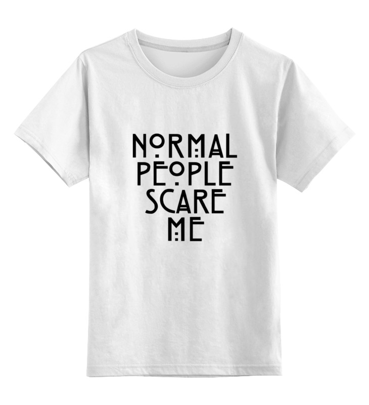 Футболка детская Printio Normal people scare me цв. белый р. 140, Normal people scare me
Футболка детская Printio Normal people scare me цв. белый р. 140, Normal people scare me