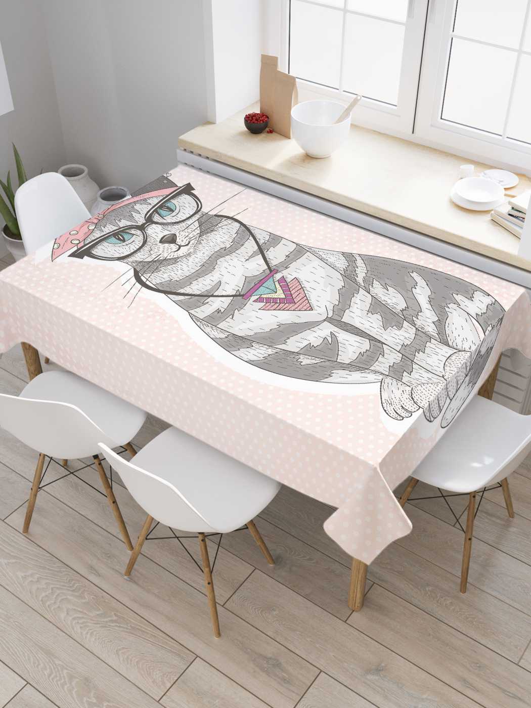 Скатерть прямоугольная JoyArty "Котик в косынке" из сатена, 180x145 см, Котик в косынке
Скатерть прямоугольная JoyArty "Котик в косынке" из сатена, 180x145 см, Котик в косынке