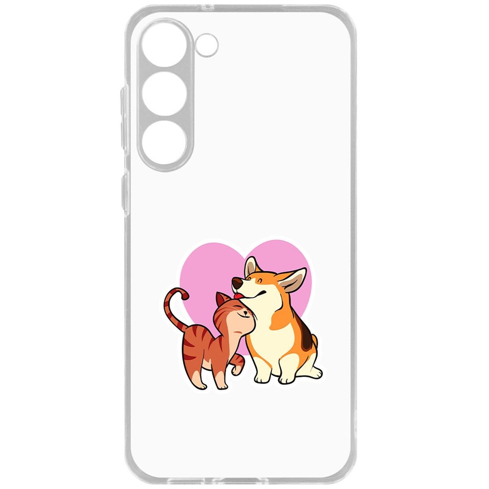 Чехол-накладка Krutoff Clear Case Любовь противоположностей для Samsung Galaxy S23+, Прозрачный
Чехол-накладка Krutoff Clear Case Любовь противоположностей для Samsung Galaxy S23+, Прозрачный