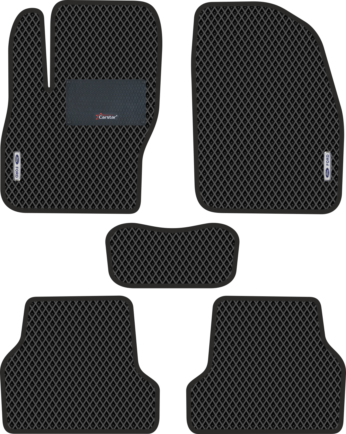 Комплект ковриков Kupi-Kovrik EVA для Ford Focus II 2005-2011,чёрный,подпятник,2 эмблемы
Комплект ковриков Kupi-Kovrik EVA для Ford Focus II 2005-2011,чёрный,подпятник,2 эмблемы
