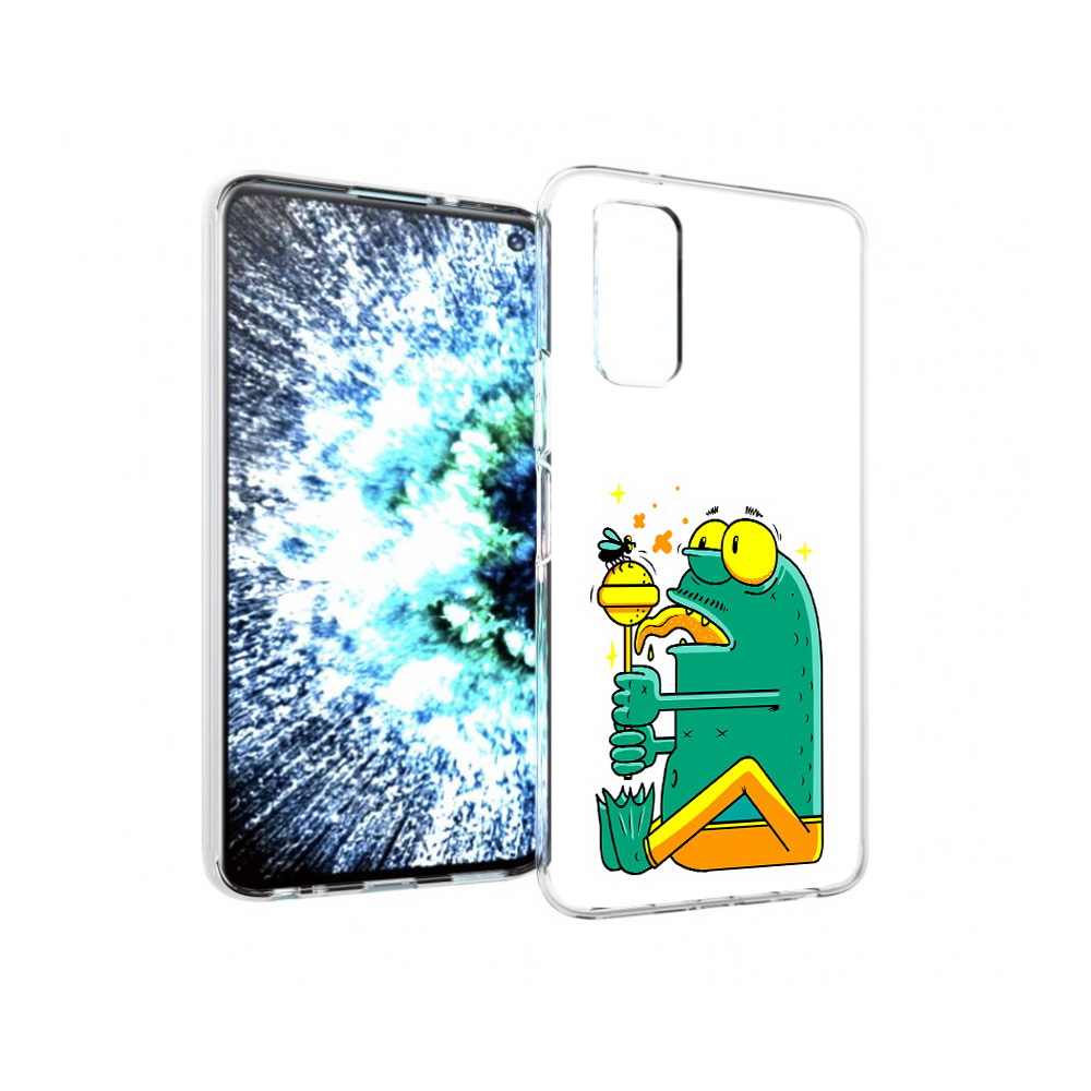Чехол MyPads Tocco для Vivo IQOO Neo 3 Зеленая лягушка с чупа чупсом (PT157205.400.85), Прозрачный, Tocco
Чехол MyPads Tocco для Vivo IQOO Neo 3 Зеленая лягушка с чупа чупсом (PT157205.400.85), Прозрачный, Tocco