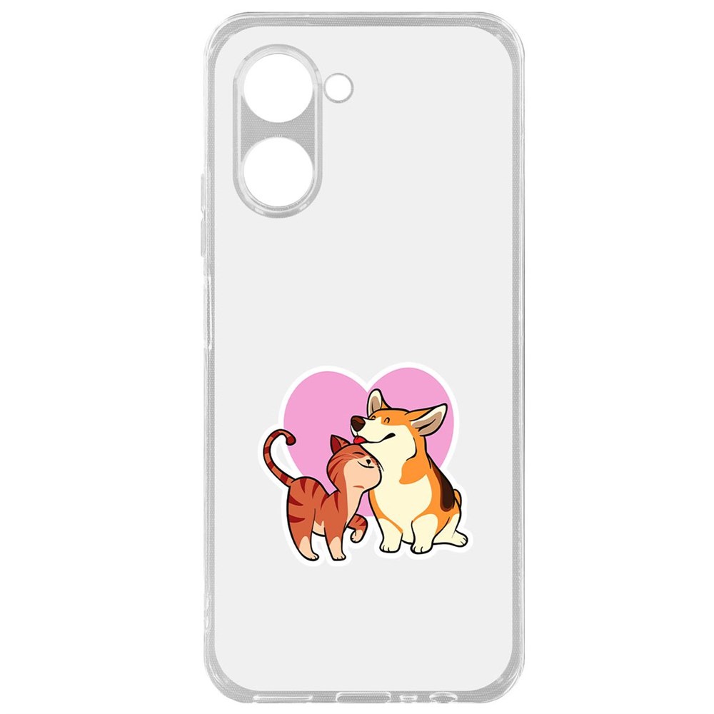 Чехол-накладка Krutoff Clear Case Любовь противоположностей для Realme C33 2023, Прозрачный
Чехол-накладка Krutoff Clear Case Любовь противоположностей для Realme C33 2023, Прозрачный