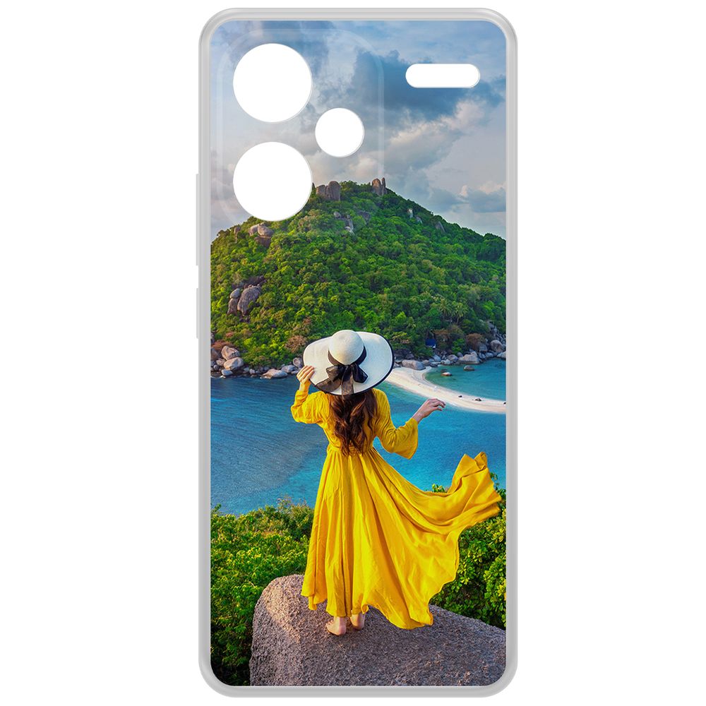 Чехол-накладка Krutoff Clear Case Платье летнее женское для Xiaomi Redmi Note 13 Pro+ 5G, Прозрачный
Чехол-накладка Krutoff Clear Case Платье летнее женское для Xiaomi Redmi Note 13 Pro+ 5G, Прозрачный