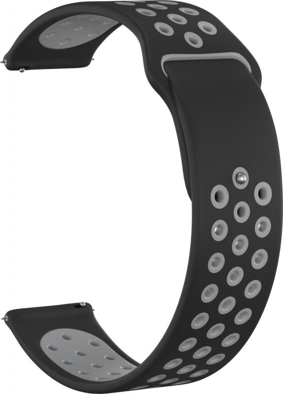 Ремешок силиконовый GSMIN Sport Edition 20 для Fitbit Versa (Черно-серый), Черный
Ремешок силиконовый GSMIN Sport Edition 20 для Fitbit Versa (Черно-серый), Черный
