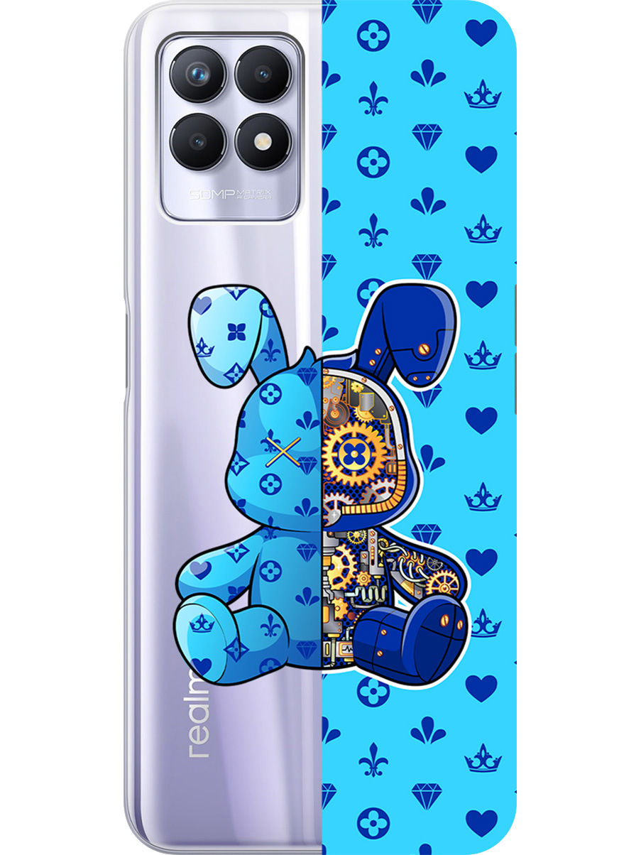 Силиконовый чехол на Realme 8i с принтом "Голубой Кролик с механизмом", Прозрачный;голубой;синий, 735001071
Силиконовый чехол на Realme 8i с принтом "Голубой Кролик с механизмом", Прозрачный;голубой;синий, 735001071