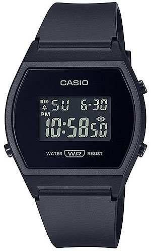 фото Наручные часы мужские casio lw-204-1b черные