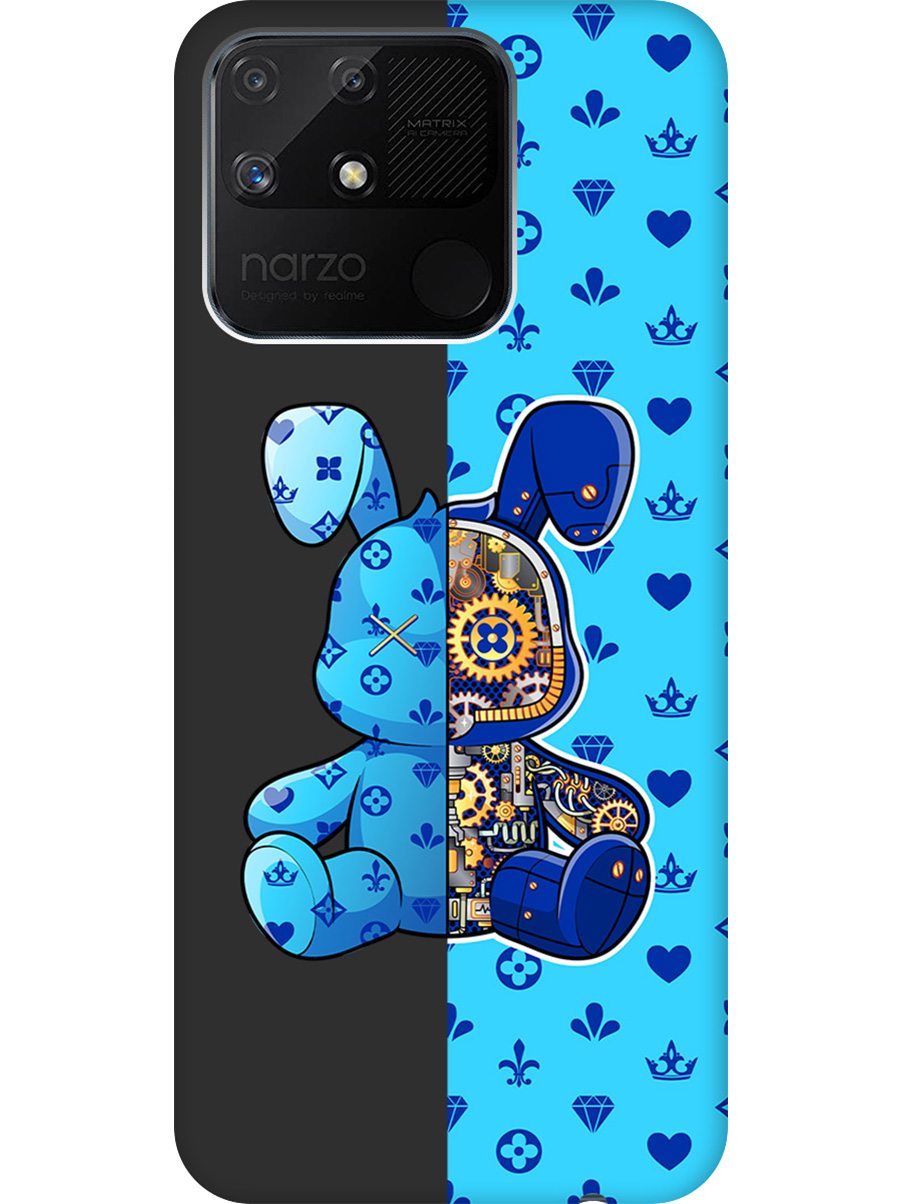Силиконовый чехол на Realme narzo 50A с принтом матовый черный 812423, Черный;голубой;синий, 740189971
Силиконовый чехол на Realme narzo 50A с принтом матовый черный 812423, Черный;голубой;синий, 740189971