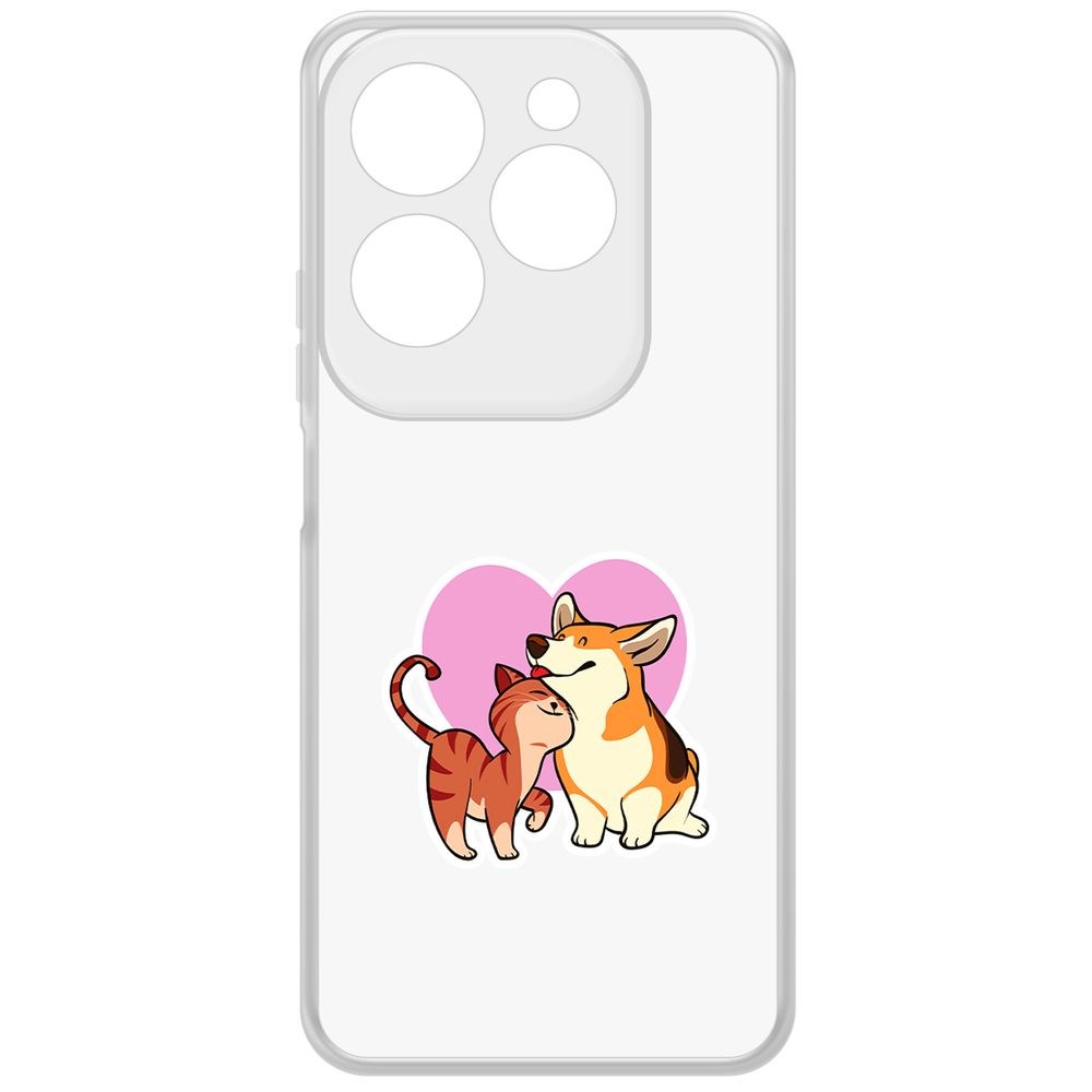Чехол-накладка Krutoff Clear Case Любовь противоположностей для Infinix Hot 40, Прозрачный
Чехол-накладка Krutoff Clear Case Любовь противоположностей для Infinix Hot 40, Прозрачный