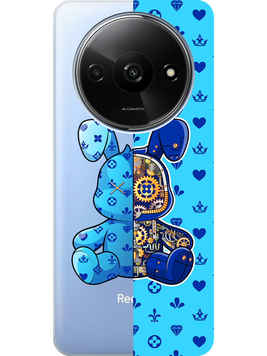 Силиконовый чехол на Xiaomi Redmi A3, Poco C61 с принтом "Голубой Кролик с механизмом", Прозрачный;голубой;синий, 780484071
Силиконовый чехол на Xiaomi Redmi A3, Poco C61 с принтом "Голубой Кролик с механизмом", Прозрачный;голубой;синий, 780484071