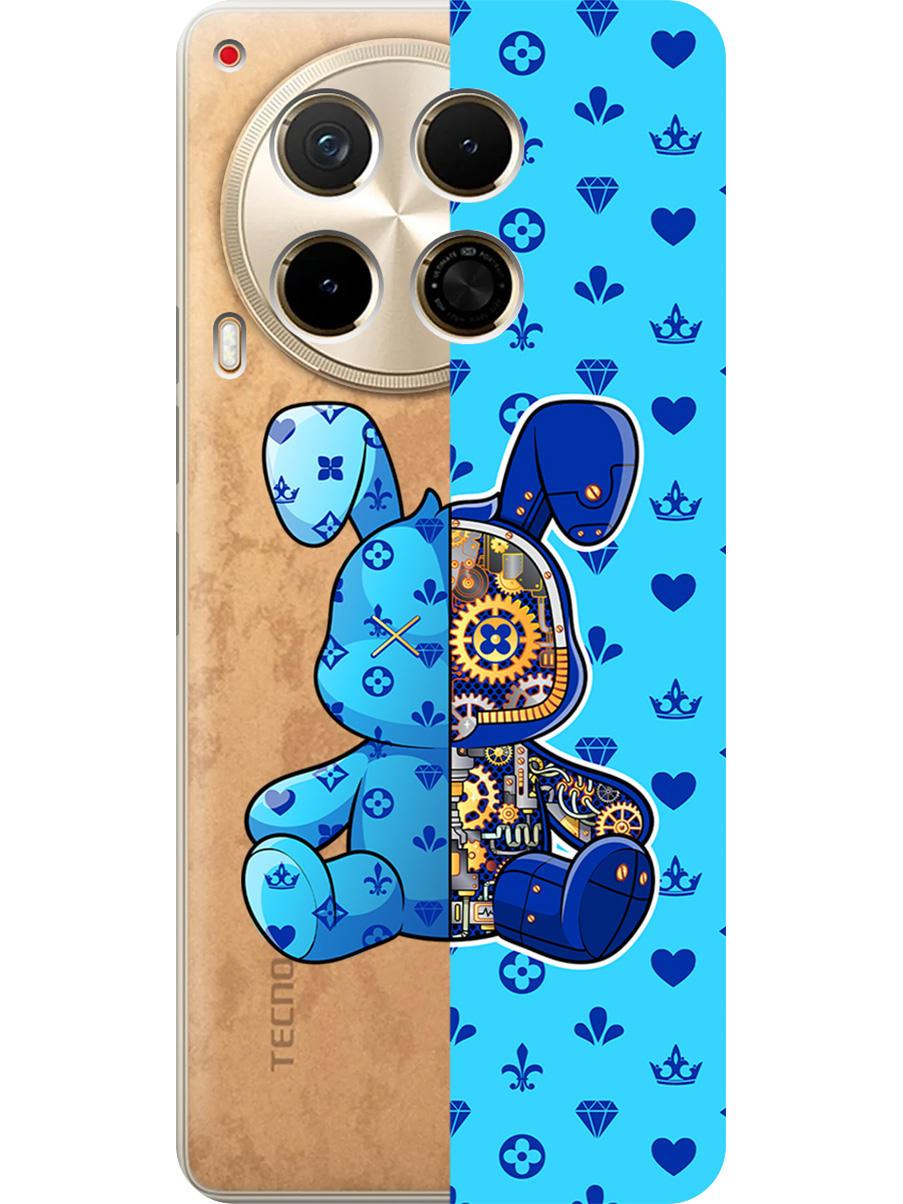 Силиконовый чехол на Tecno Camon 30 4g/30 5g с принтом "Голубой Кролик с механизмом", Прозрачный;голубой;синий, 782632471
Силиконовый чехол на Tecno Camon 30 4g/30 5g с принтом "Голубой Кролик с механизмом", Прозрачный;голубой;синий, 782632471