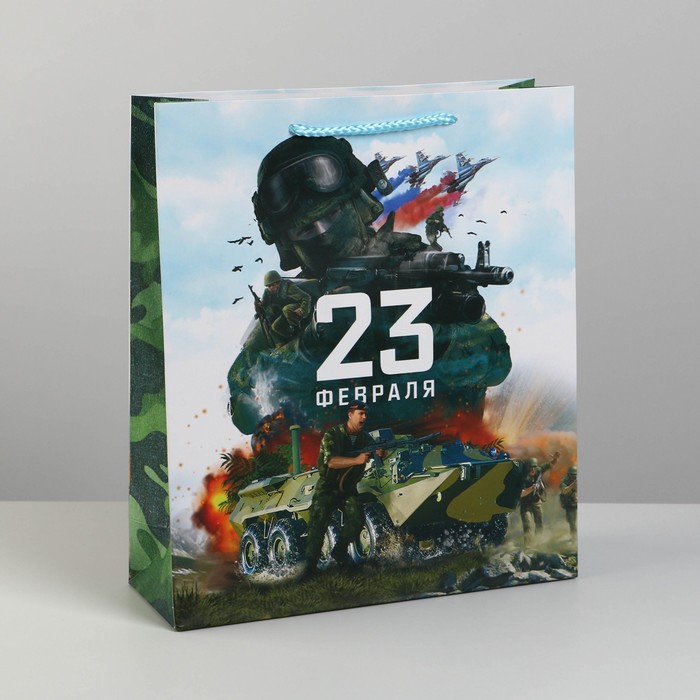 Пакет ламинированный вертикальный «Победа», M 26 × 30 × 9 см, Подарочная упаковка 23 февраля
Пакет ламинированный вертикальный «Победа», M 26 × 30 × 9 см, Подарочная упаковка 23 февраля