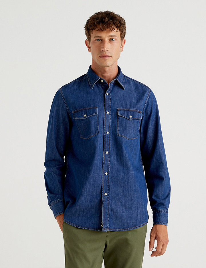 Джинсовая рубашка мужская United Colors of Benetton 21A_5IO15QMZ8 разноцветная L, 21A_5IO15QMZ8
Джинсовая рубашка мужская United Colors of Benetton 21A_5IO15QMZ8 разноцветная L, 21A_5IO15QMZ8